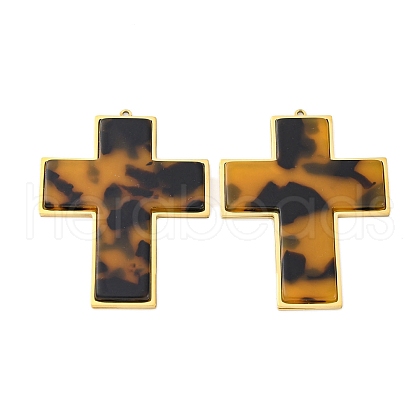 304 Stainless Steel Pendants STAS-V004-06G-02-1