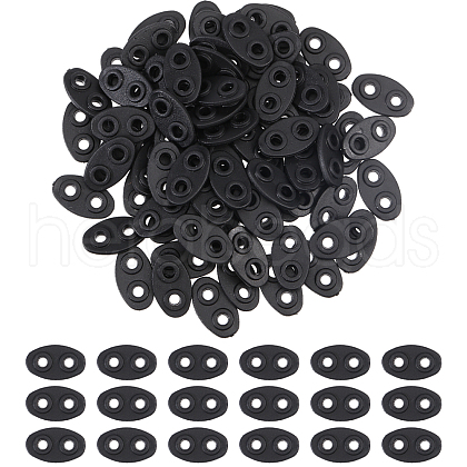 CHGCRAFT 100Pcs Plastic Connector Charms KY-CA0001-58B-1