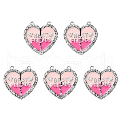 Alloy Enamel Split Pendant ENAM-YW0003-81J-1