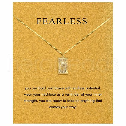 Friendship Brass Pendant Necklaces FS-WGE2002-12-1