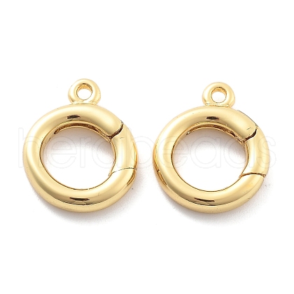 Rack Plating Brass Spring Rings Clasps KK-H449-58G-02-NR-1
