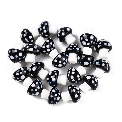 Handmade Lampwork Beads Strands LAMP-T021-13A-1