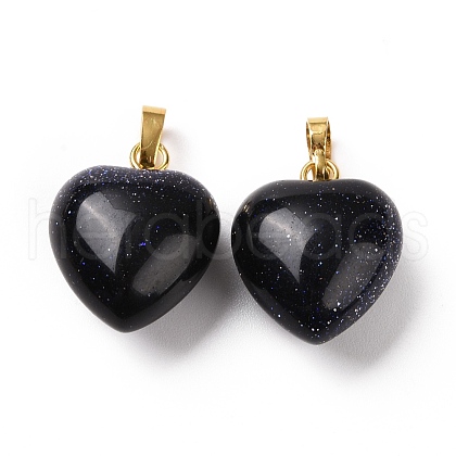 Synthetic Blue Goldstone Pendants G-I311-A41-G-1