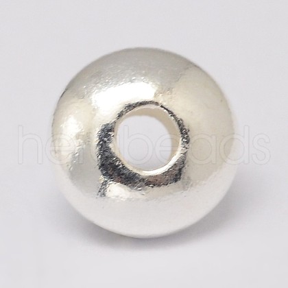 925 Sterling Silver Spacer Beads STER-K021-03S-5mm-1