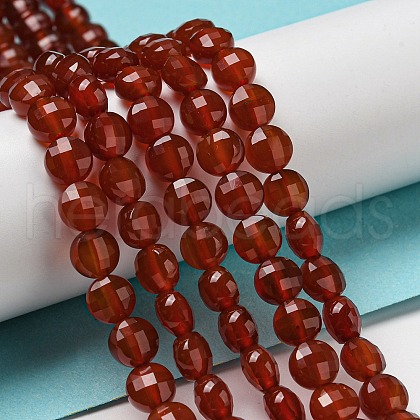 Natural Carnelian Beads Strands G-K351-A05-01-1