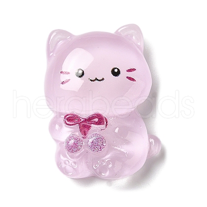 Translucent Resin Decoden Cabochons RESI-M039-03C-1
