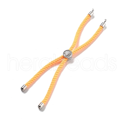 Twisted Nylon Cord Silder Bracelets DIY-B066-03P-32-1