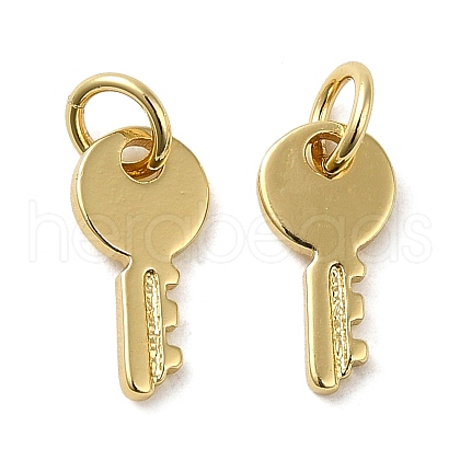 Rack Plating Brass Cubic Zirconia Charms X-KK-Q795-07G-1