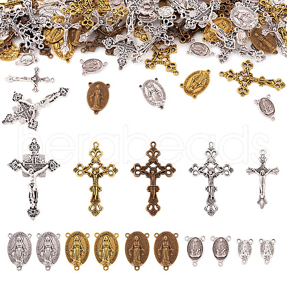 Tibetan Style Pendants and Tibetan Style Alloy Chandelier Components Links TIBEP-TA0002-28-1