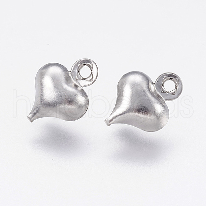 Tarnish Resistant 304 Stainless Steel Charms X-STAS-P167-G01-1