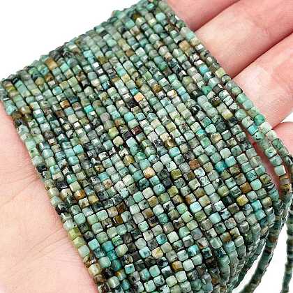Natural African Turquoise(Jasper) Beads Strands X-G-A02-02-1