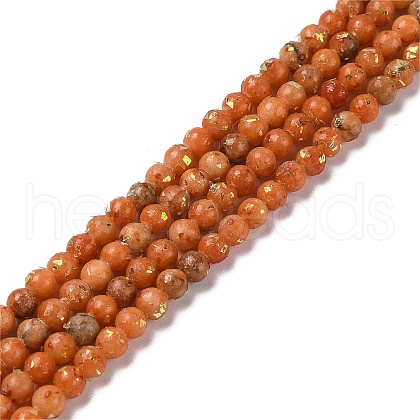 Assembled Natural Dolomite and Synthetic Opal Beads Strands G-Q017-G06-01B-1-1