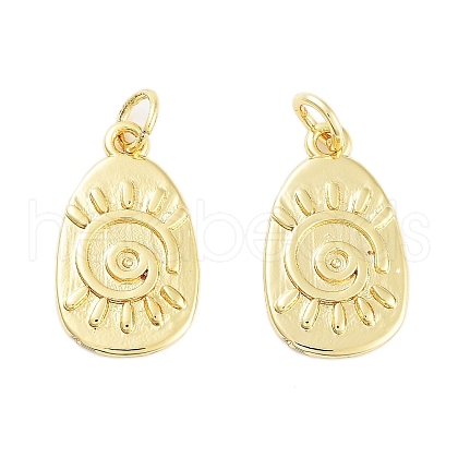 Rack Plating Brass Pendants KK-C056-06G-1