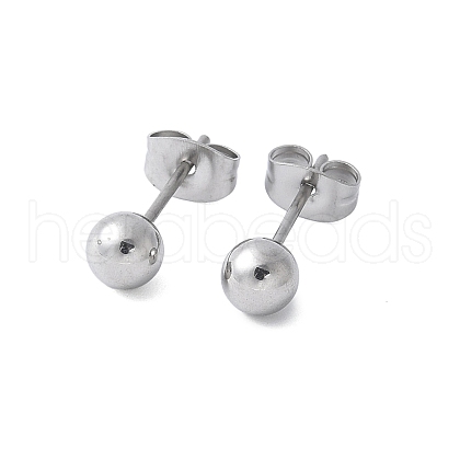 304 Stainless Steel Stud Earrings for Women EJEW-E603-06A-P-1
