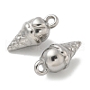 Anti-Tarnish 304 Stainless Steel Pendants STAS-Q334-04P-2