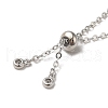 Rack Plating Brass Cable Chain Link Bracelet Making KK-TAC0016-05P-3