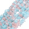 Natural White Jade Beads Strands G-G011-15-1-2