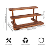 3-Tier Wooden Jewelry Organizer Display Risers ODIS-WH0058-18A-2