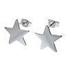 Tarnish Resistant 201 Stainless Steel Stud Earrings EJEW-K270-08P-1