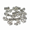 Thailand 925 Sterling Silver Dangle Pendants STER-T002-24AS-1