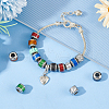 Unicraftale 12Pcs 6 Colors 304 Stainless Steel European Beads STAS-UN0059-68-5