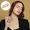DICOSMETIC 4Pcs 2 Colors Rectangle Brass Micro Pave Clear Cubic Zirconia Twister Clasps ZIRC-DC0001-31-6