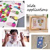 ARRICRAFT 220Pcs 11 Styles Handmade Polymer Clay Cabochons CLAY-AR0001-08-5