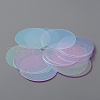 Iridescent PVC Paillette/Sequins Pendants PVC-WH0006-01G-1