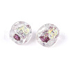 Handmade Foil Lampwork Beads FOIL-T007-02D-3