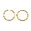 Ion Plating(IP) 304 Stainless Steel Huggie Hoop Earrings EJEW-F111B-25mm-G-2