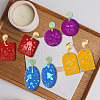 Silicone Clay Texture Mat AJEW-WH0447-045-4