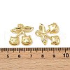 Brass Micro Pave Cubic Zirconia Pendants KK-H072-10G-3