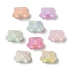 Luminous & UV Plating Opauqe Acrylic Beads OACR-B031-26-2