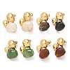 304 Stainless Steel Stud Earrings EJEW-S253-04A-G-5