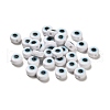 Spray Painted Acrylic Beads OACR-A030-02A-1