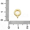 Brass with Cubic Zirconia Tube Bails KK-Q048-01G-3