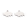 Non-Tarnish 304 Stainless Steel Charms STAS-F266-13P-2