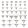  64pcs 16 styles Tibetan Style Alloy Pendants FIND-TA0002-92-1
