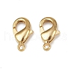 Brass Lobster Claw Clasps KK-901-G01-1