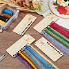 4Pcs Wood Thread Winding Boards AJEW-WH0534-51C-5
