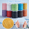 10 Rolls 10 Colors Waxed Nylon Cord DIY-WH0656-17B-4