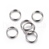 Tarnish Resistant 304 Stainless Steel Split Rings STAS-P223-22P-08-1