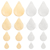 DICOSMETIC 16Pcs 8 Style 304 Stainless Steel Pendants STAS-DC0002-08-1