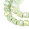 Electroplate Glass Beads Strands EGLA-T021-6mm-15-10-3