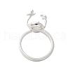 Brass Cuff Ring Settings KK-K297-15P-3