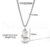 Retro Stainless Steel Pendant Hip-hop Necklaces OC7318-7-1