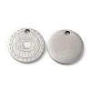 Non-Tarnish 316L Surgical Stainless Steel Charms STAS-H213-54P-1