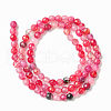 Natural Crackle Agate Bead Strands G-R344-4mm-55-3