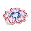 Transparent Printed Acrylic Pendants OACR-B003-02E-3