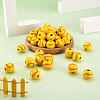 Cheriswelry 100Pcs Dyed Wood Beads WOOD-CW0001-06-6